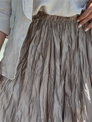 İthal Crash Etek Bej