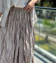 İthal Crash Etek Bej