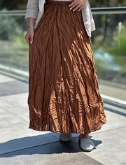 İthal Crash Etek Camel