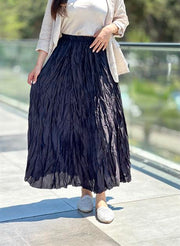 İthal Crash Etek Siyah