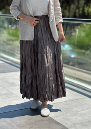 İthal Crash Etek Vizon