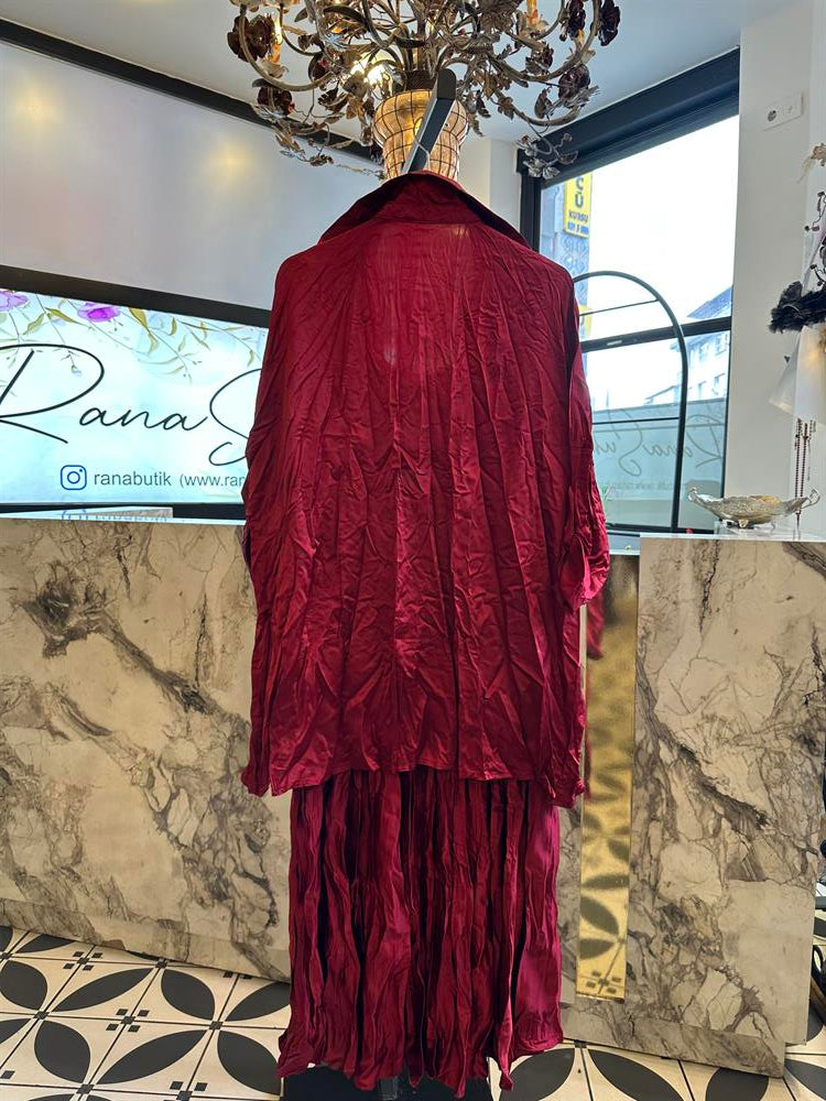 İthal Crash Takım Bordo