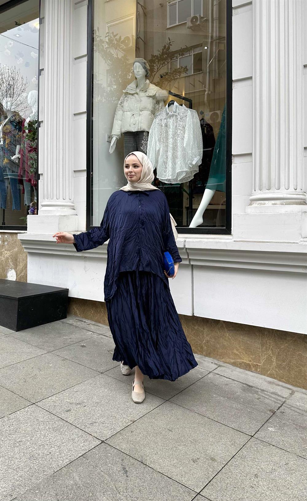 İthal Crash Takım Lacivert