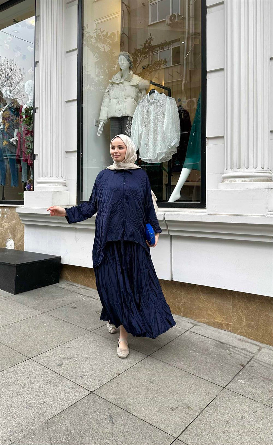 İthal Crash Takım Lacivert