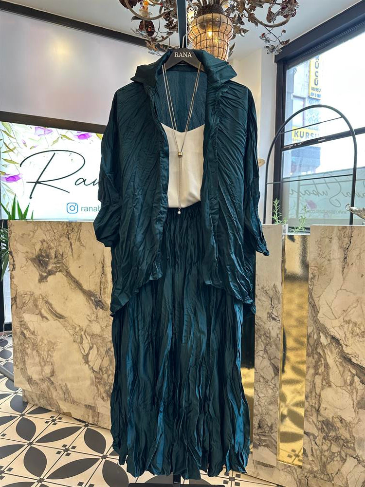 İthal Crash Takım Petrol Yeşili