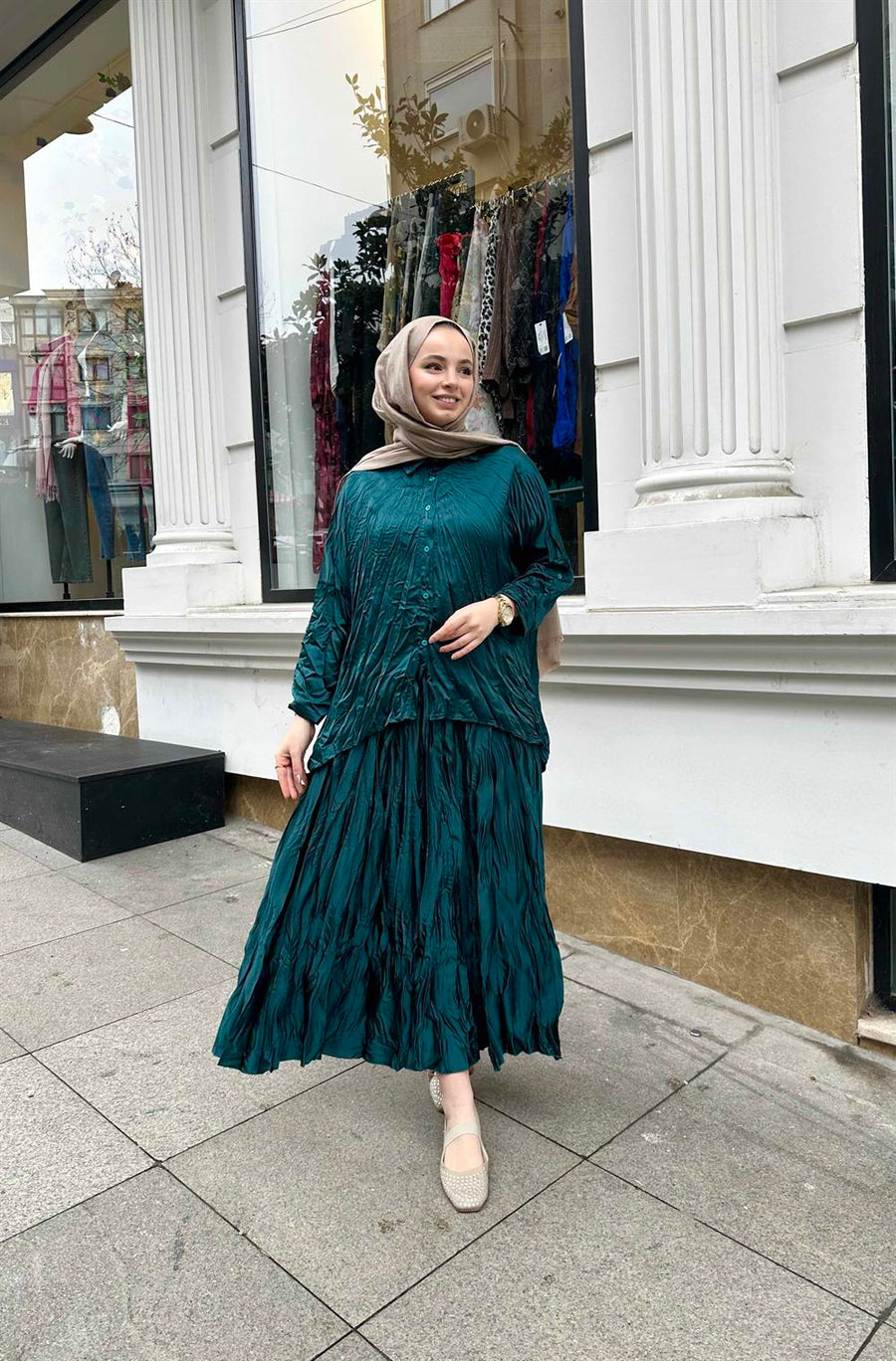 İthal Crash Takım Petrol Yeşili