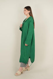 Kapşonlu Keten Kap Benetton