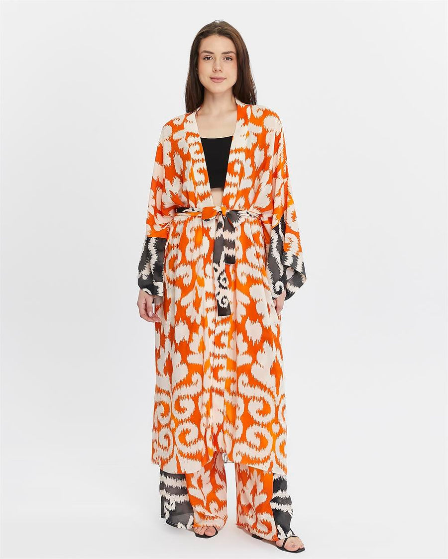 Kimono 24080 - Turuncu