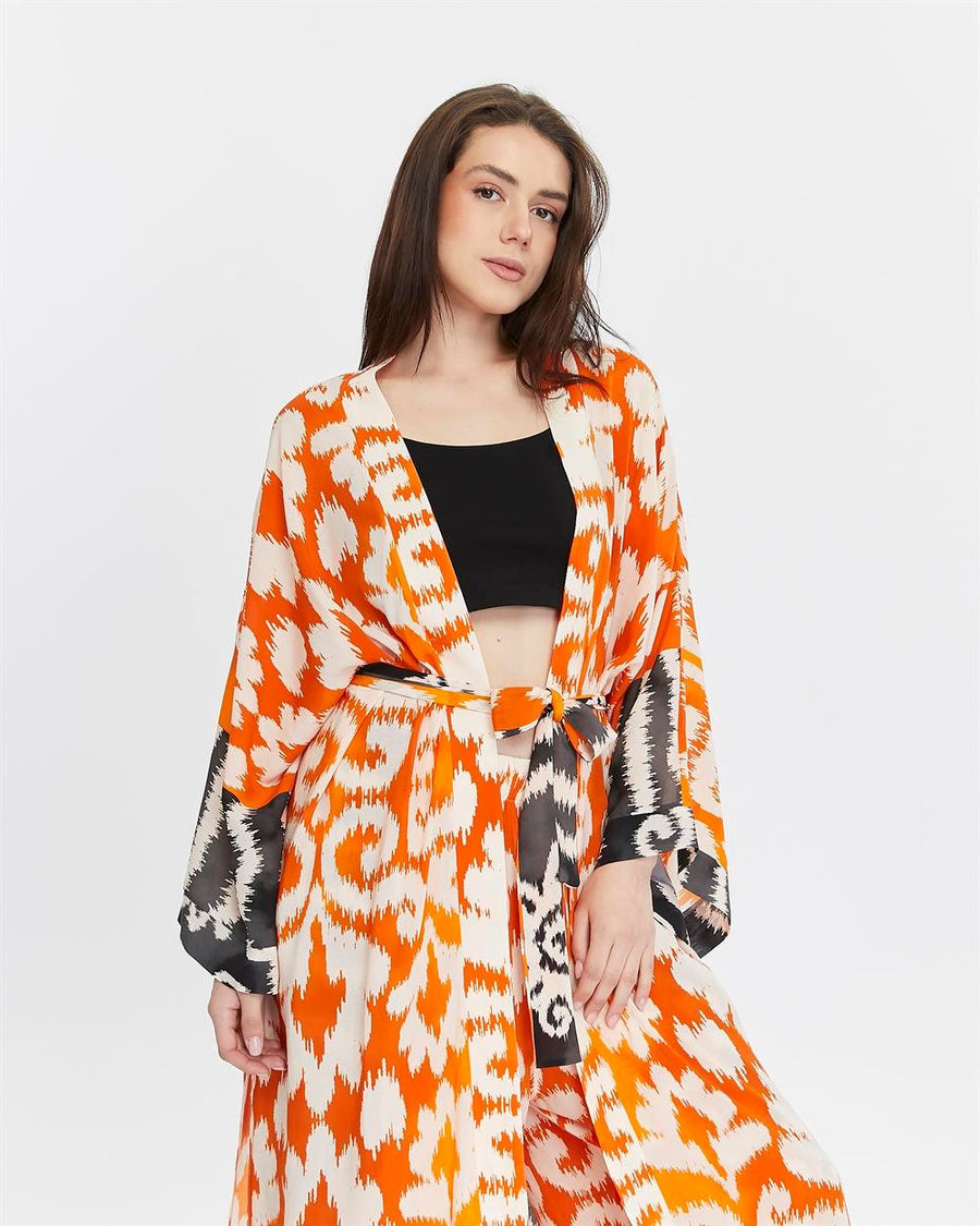 Kimono 24080 - Turuncu