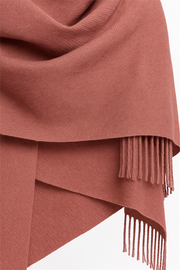 Koyu Gül Kurusu Kaşmir Şal