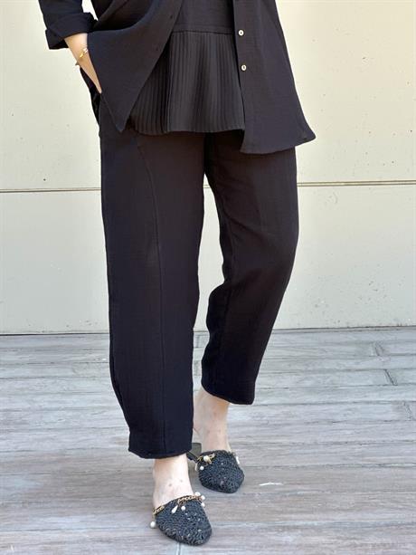 Müslin Gömlek Takım Rs-090 Siyah