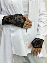 Parmak Geçirmeli Tül Kolluk