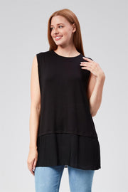 Penye Piliseli İçlik Siyah