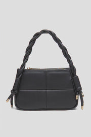 Lina Twist Örgü Saplı Kadın Çantası Siyah