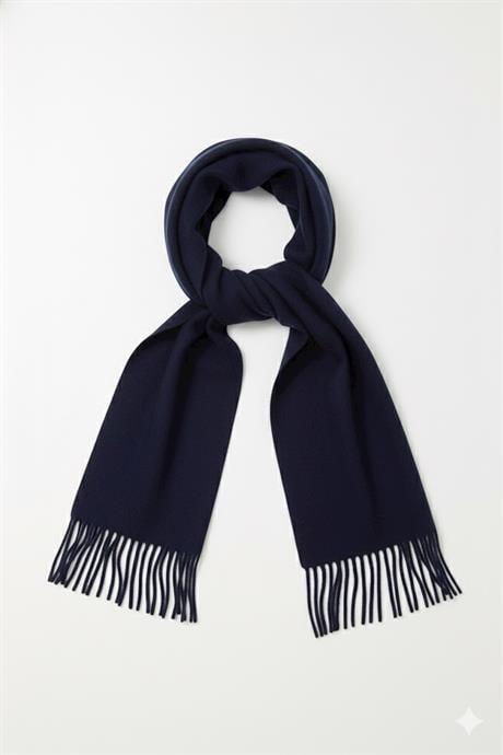 Royal Touch Kaşmir Şal – 185×70 cm Lacivert