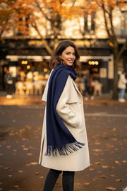 Royal Touch Kaşmir Şal – 185×70 cm Lacivert