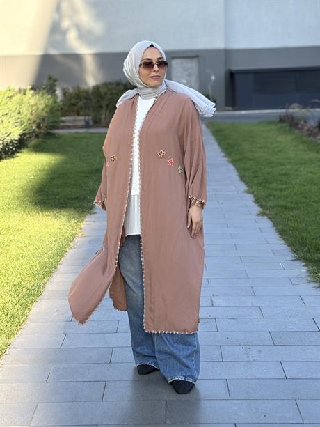 Rs-257231 Çiçek Detaylı Kimono