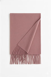 Soft Touch Kaşmir Şal – 185×70 cm Gül Kurusu