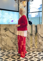 Wien Kısa Ceketli Keten Takım